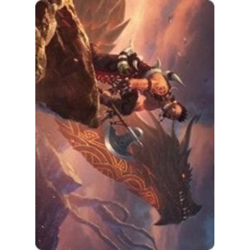 Dragonkin Berserker Art Card [Kaldheim Art Series]