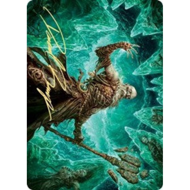 Draugr Necromancer Art Card (Gold-Stamped Signature) [Kaldheim Art Series]