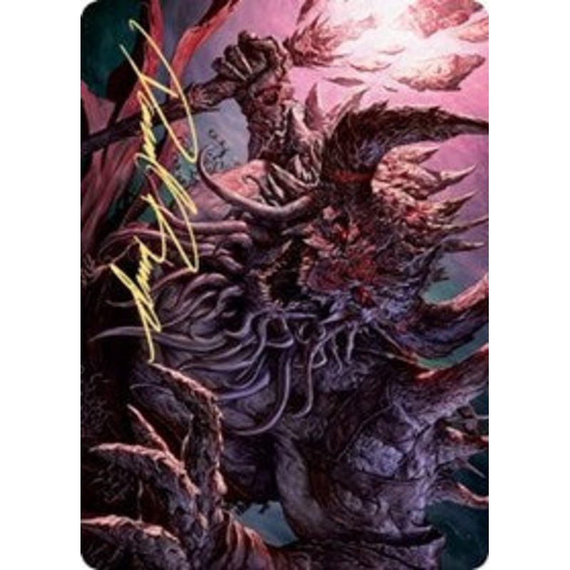 Dream Devourer Art Card (Gold-Stamped Signature) [Kaldheim Art Series]