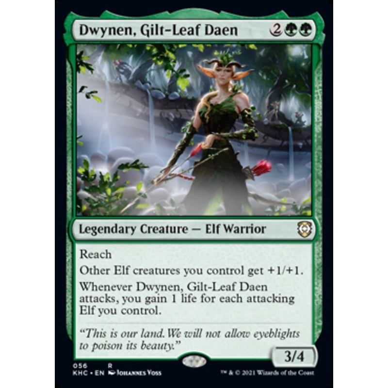Dwynen, Gilt-Leaf Daen [Kaldheim Commander]