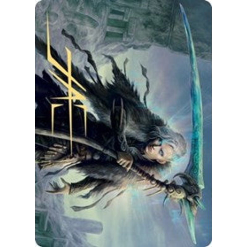 Egon, God of Death Art Card (Gold-Stamped Signature) [Kaldheim Art Series]
