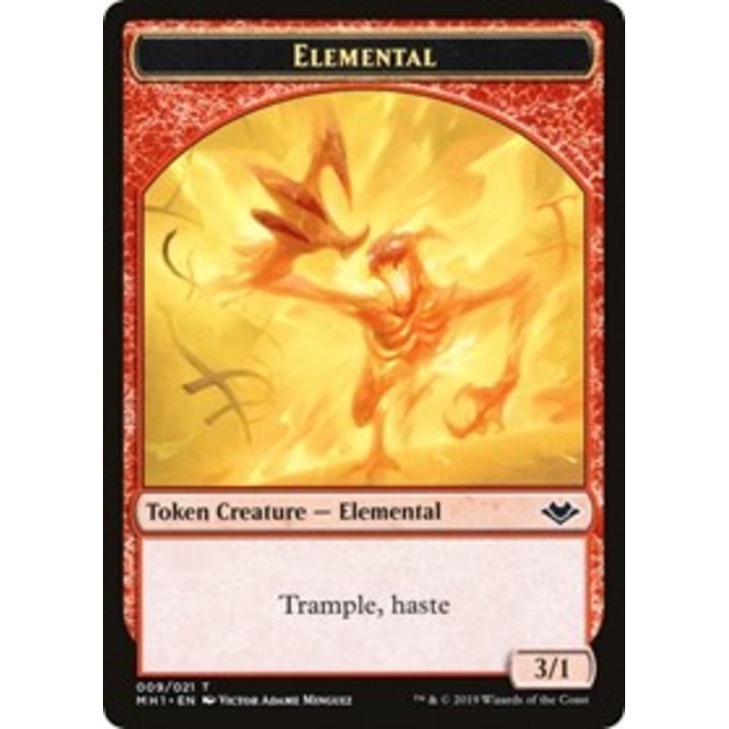 Elemental (009) // Goblin Double-Sided Token [Modern Horizons Tokens]