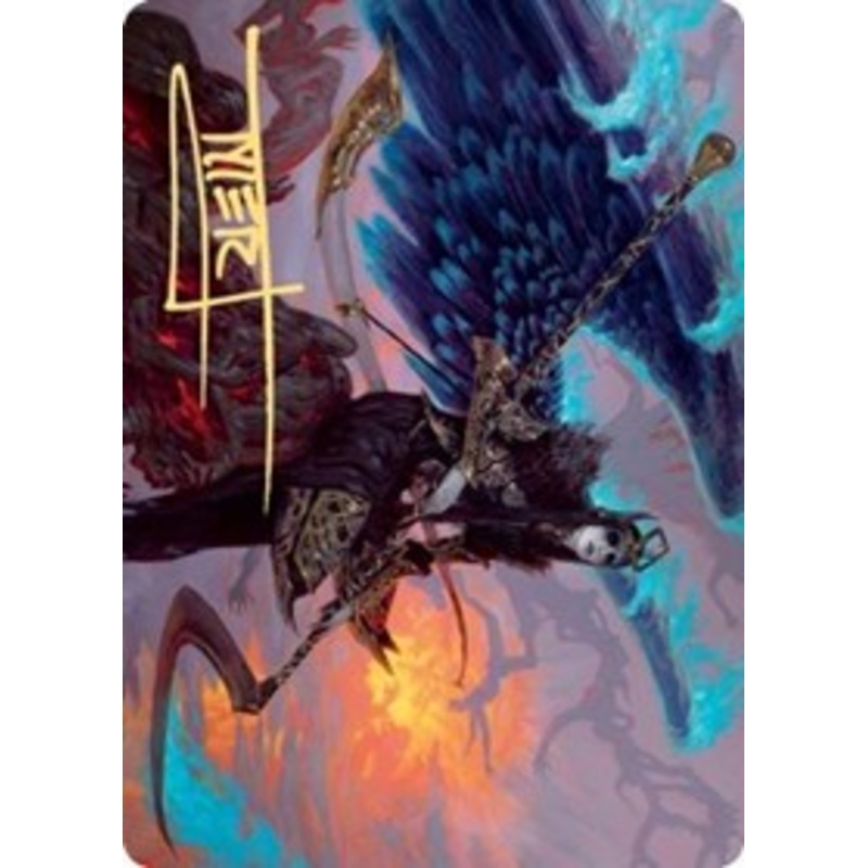 Eradicator Valkyrie Art Card (Gold-Stamped Signature) [Kaldheim Art Series]