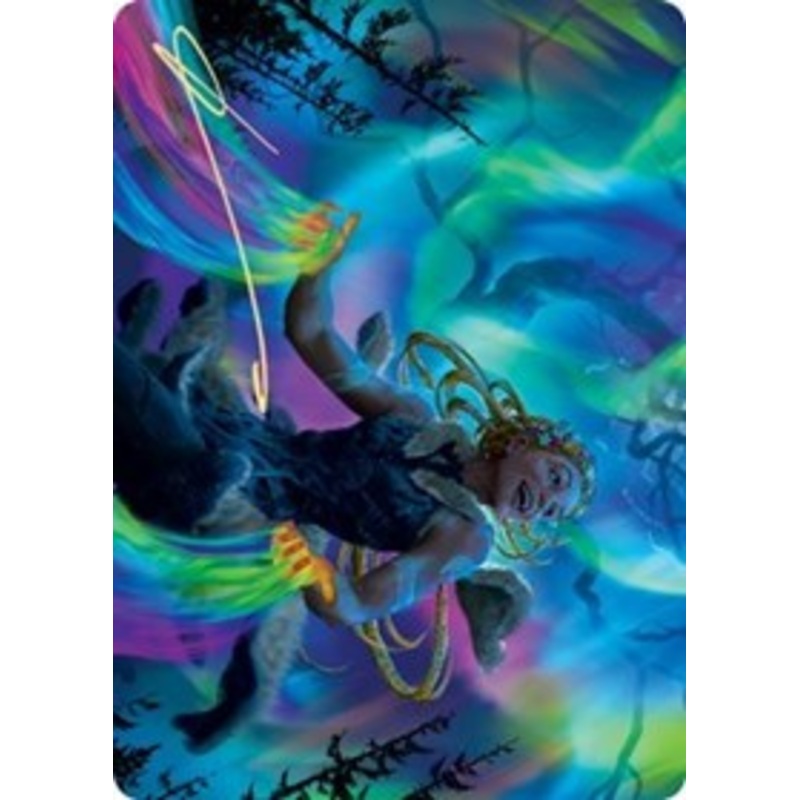Esika, God of the Tree Art Card (Gold-Stamped Signature) [Kaldheim Art Series]
