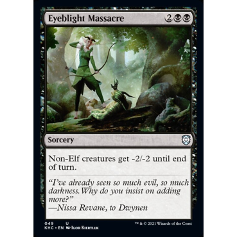 Eyeblight Massacre [Kaldheim Commander]