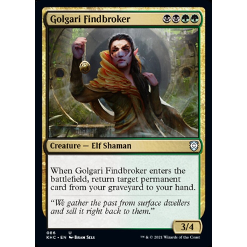 Golgari Findbroker [Kaldheim Commander]