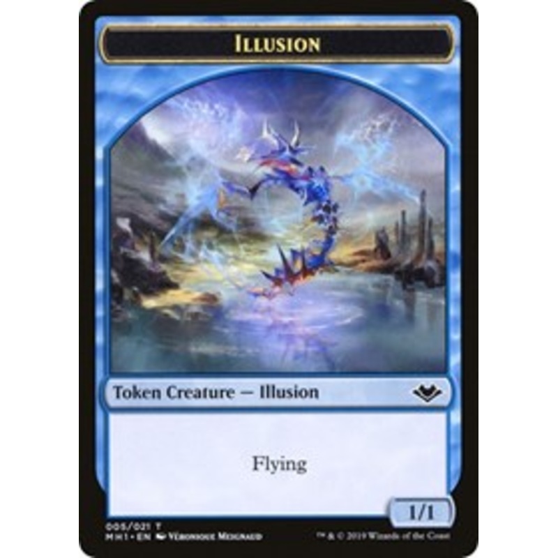 Illusion // Bear Double-Sided Token [Modern Horizons Tokens]