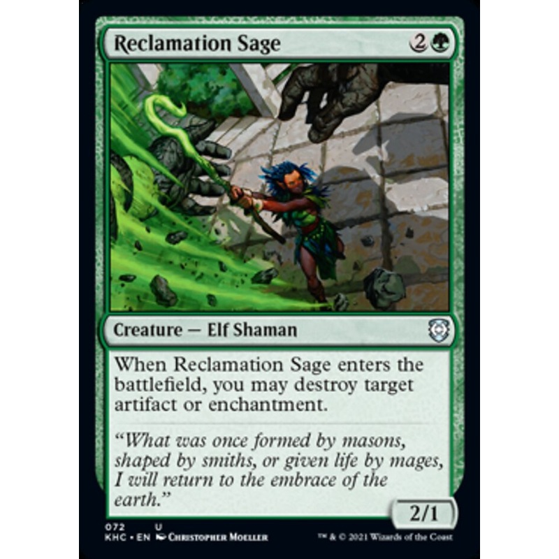 Reclamation Sage [Kaldheim Commander]