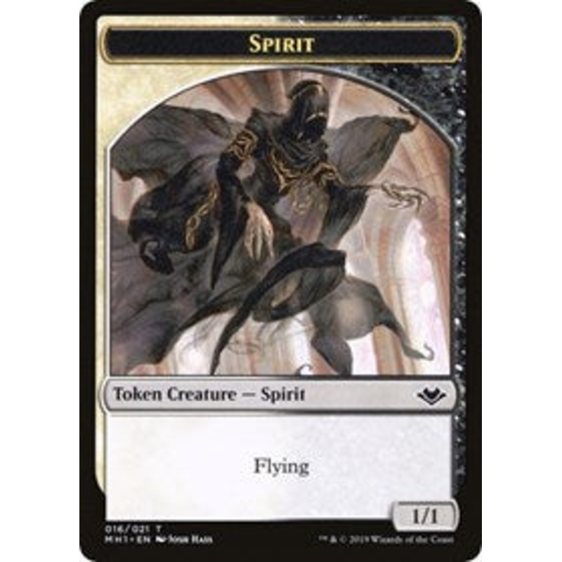 Spirit // Golem Double-Sided Token [Modern Horizons Tokens]