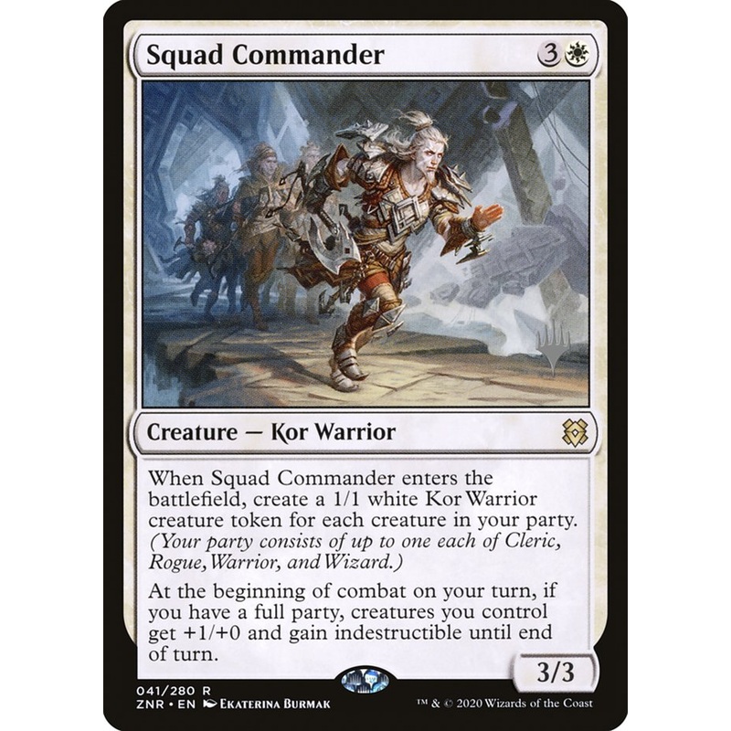 Squad Commander (Promo Pack) [Zendikar Rising Promos]