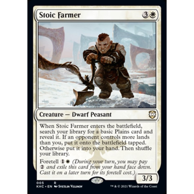 Stoic Farmer [Kaldheim Commander]