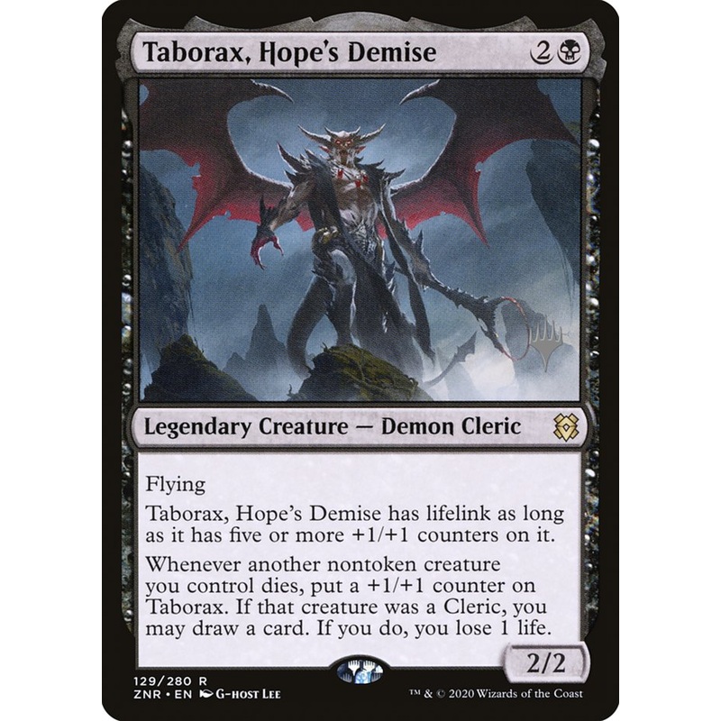 Taborax, Hope's Demise (Promo Pack) [Zendikar Rising Promos]