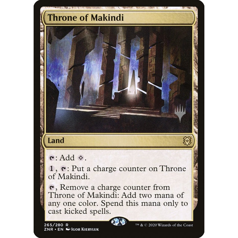 Throne of Makindi (Promo Pack) [Zendikar Rising Promos]