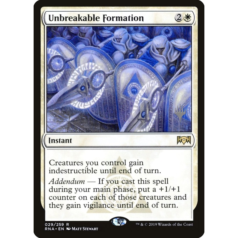 Unbreakable Formation (Promo Pack) [Ravnica Allegiance Promos]