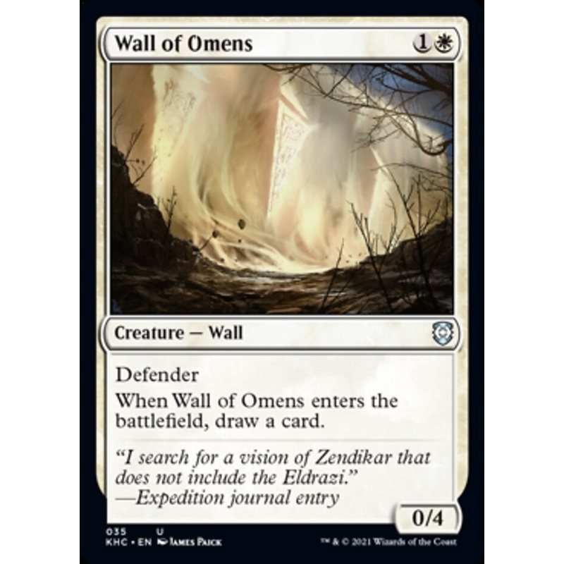Wall of Omens [Kaldheim Commander]