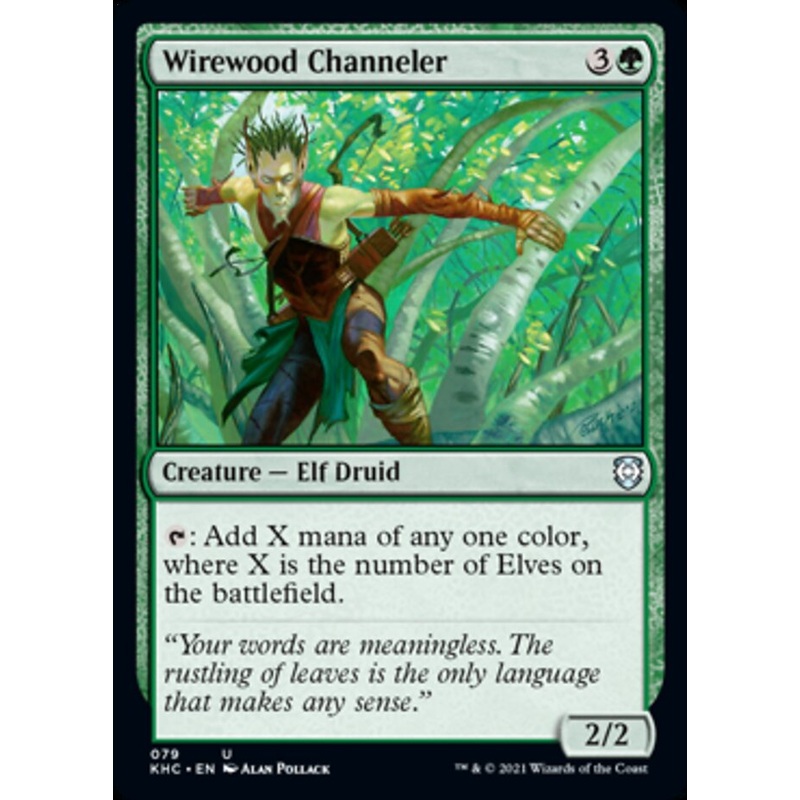 Wirewood Channeler [Kaldheim Commander]