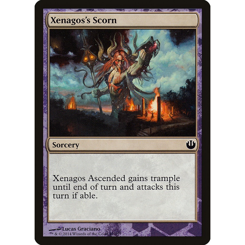 Xenagos's Scorn [Journey into Nyx Defeat a God]