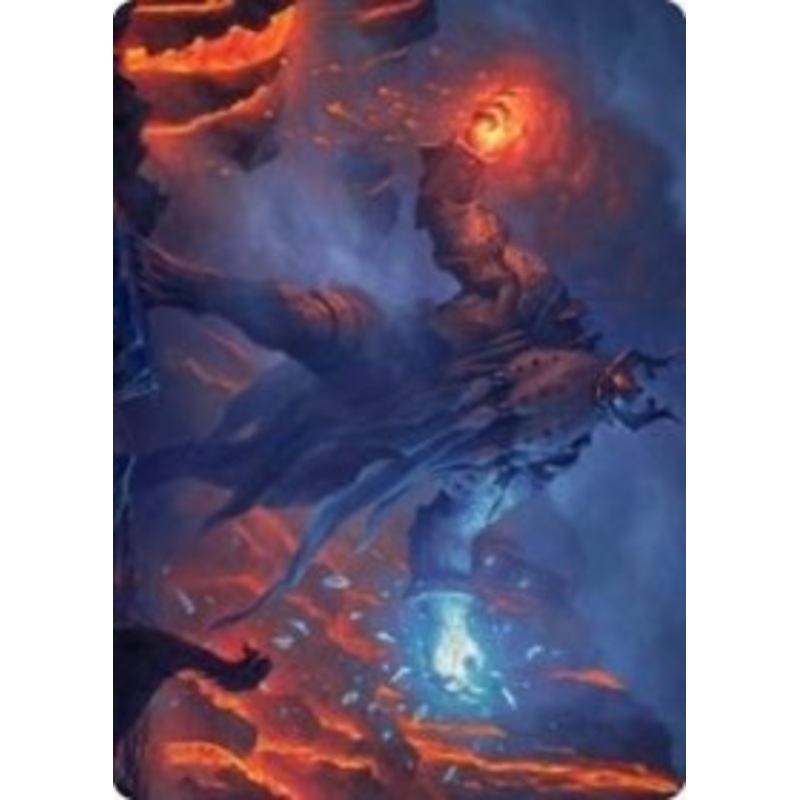 Aegar, the Freezing Flame Art Card [Kaldheim Art Series]