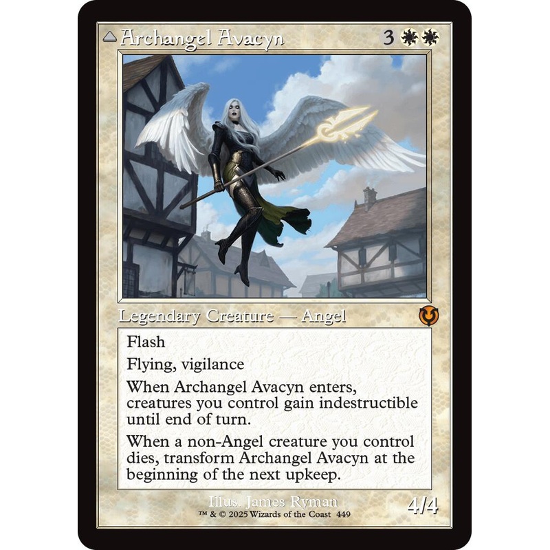 Archangel Avacyn // Avacyn, the Purifier (Retro Frame) [Innistrad Remastered]
