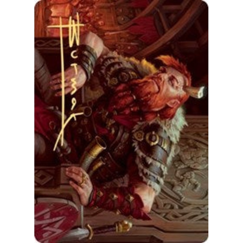 Arni Brokenbrow Art Card (Gold-Stamped Signature) [Kaldheim Art Series]