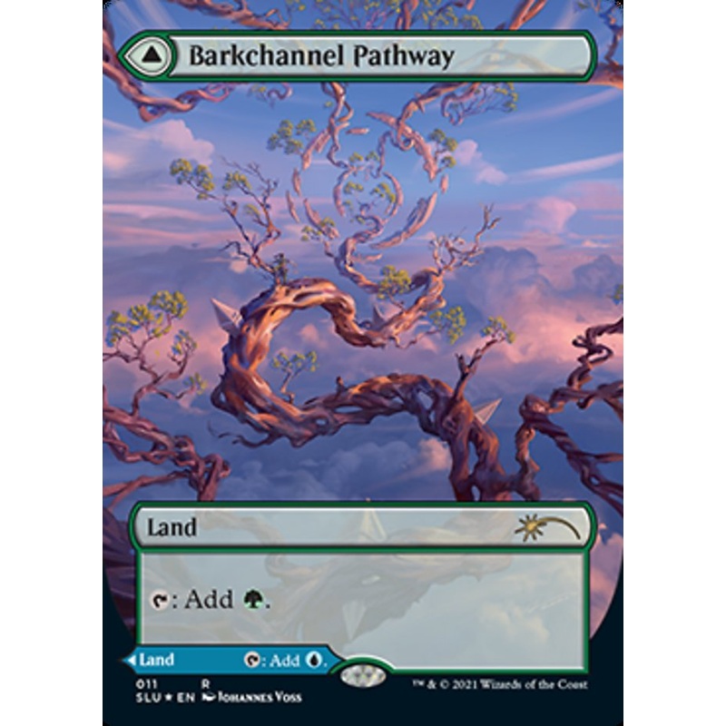 Barkchannel Pathway // Tidechannel Pathway (Borderless) [Secret Lair: Ultimate Edition 2]