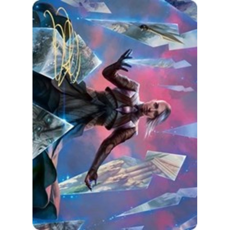Behold the Multiverse Art Card (Gold-Stamped Signature) [Kaldheim Art Series]