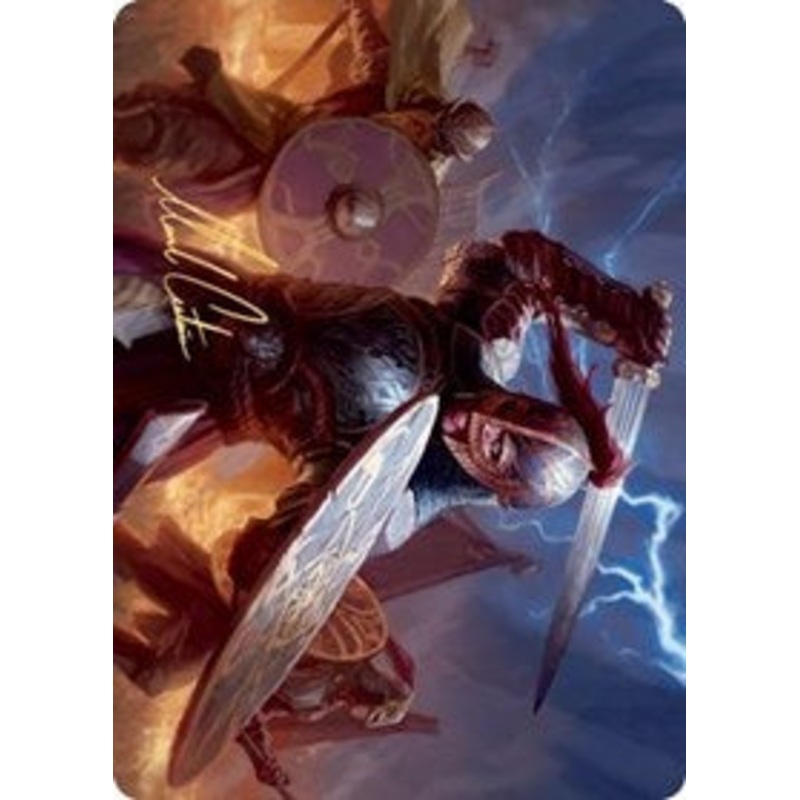 Beskir Shieldmate Art Card (Gold-Stamped Signature) [Kaldheim Art Series]