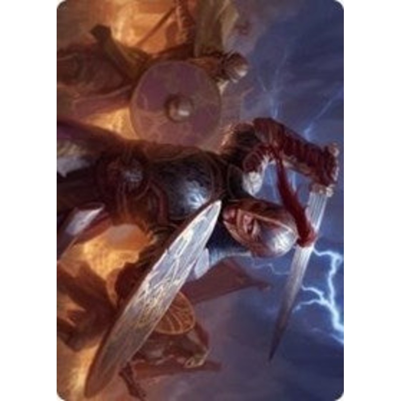 Beskir Shieldmate Art Card [Kaldheim Art Series]