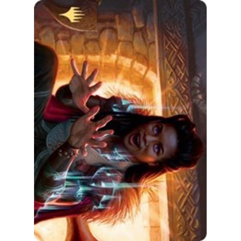 Birgi, God of Storytelling Art Card (Gold-Stamped Signature) [Kaldheim Art Series]