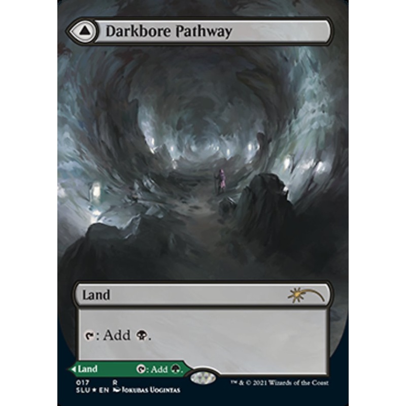 Darkbore Pathway // Slitherbore Pathway (Borderless) [Secret Lair: Ultimate Edition 2]