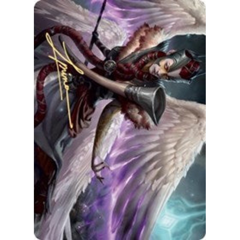 Firja, Judge of Valor Art Card (Gold-Stamped Signature) [Kaldheim Art Series]