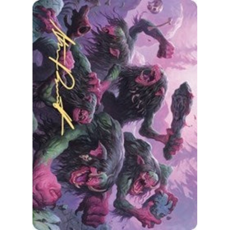 Hagi Mob Art Card (Gold-Stamped Signature) [Kaldheim Art Series]