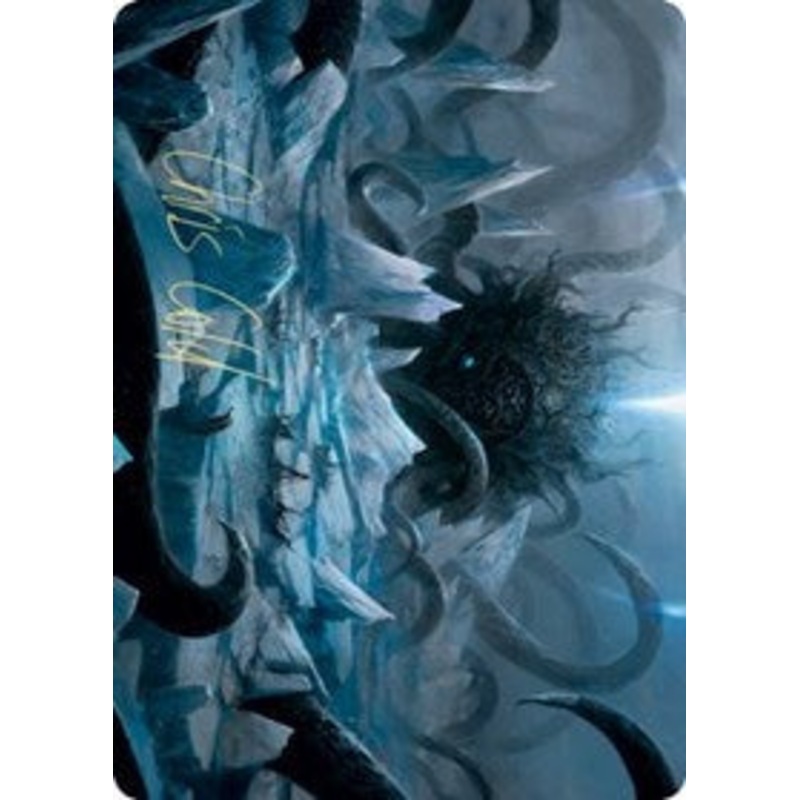 Icebreaker Kraken Art Card (Gold-Stamped Signature) [Kaldheim Art Series]