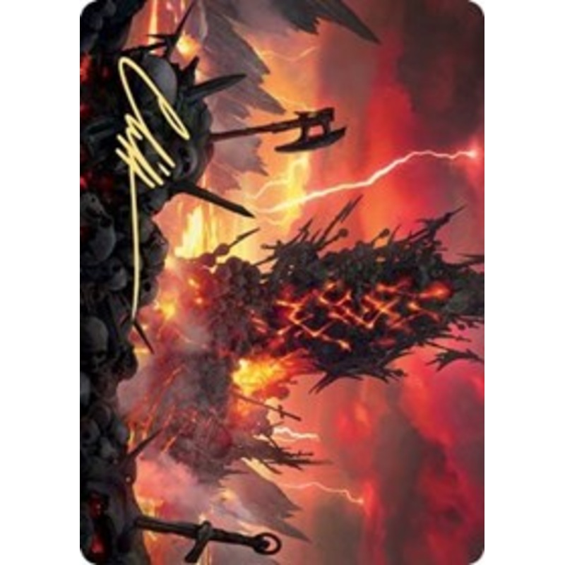 Immersturm Skullcairn Art Card (Gold-Stamped Signature) [Kaldheim Art Series]