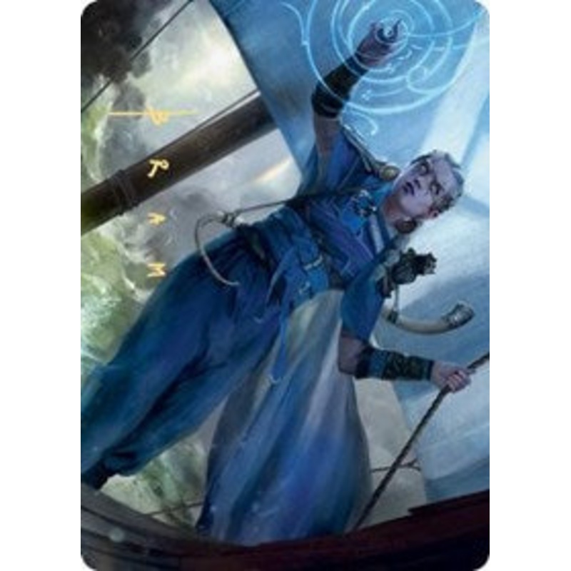 Inga Rune-Eyes Art Card (Gold-Stamped Signature) [Kaldheim Art Series]