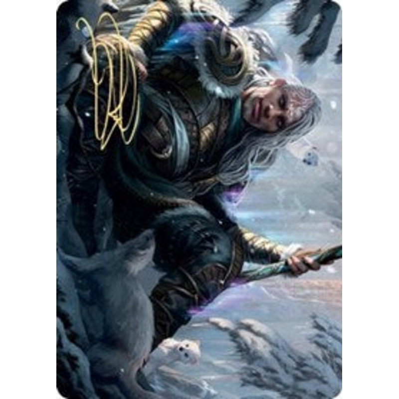 Jorn, God of Winter Art Card (Gold-Stamped Signature) [Kaldheim Art Series]