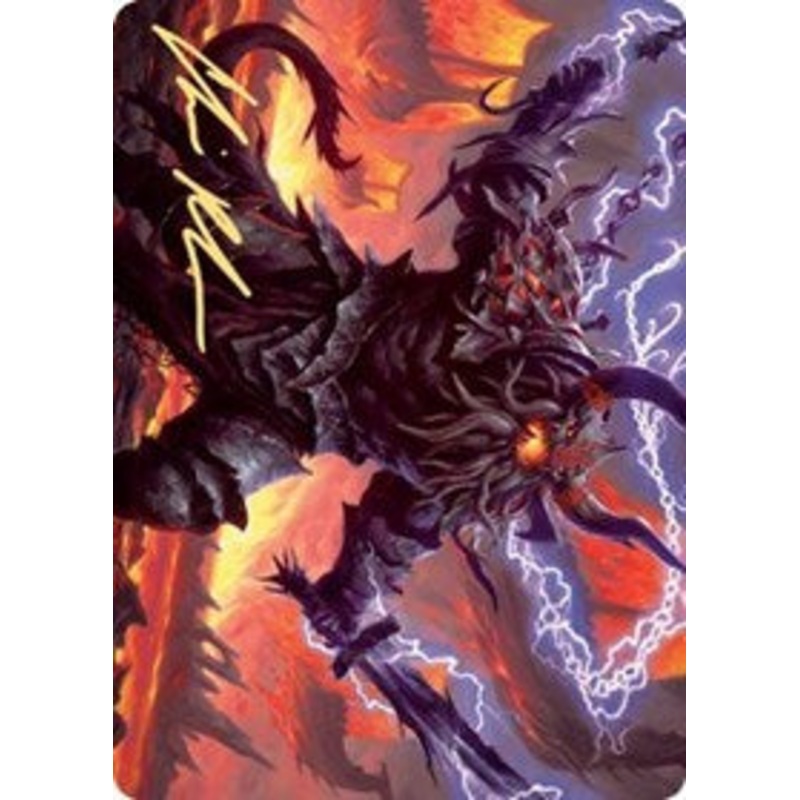 Kardur, Doomscourge Art Card (Gold-Stamped Signature) [Kaldheim Art Series]