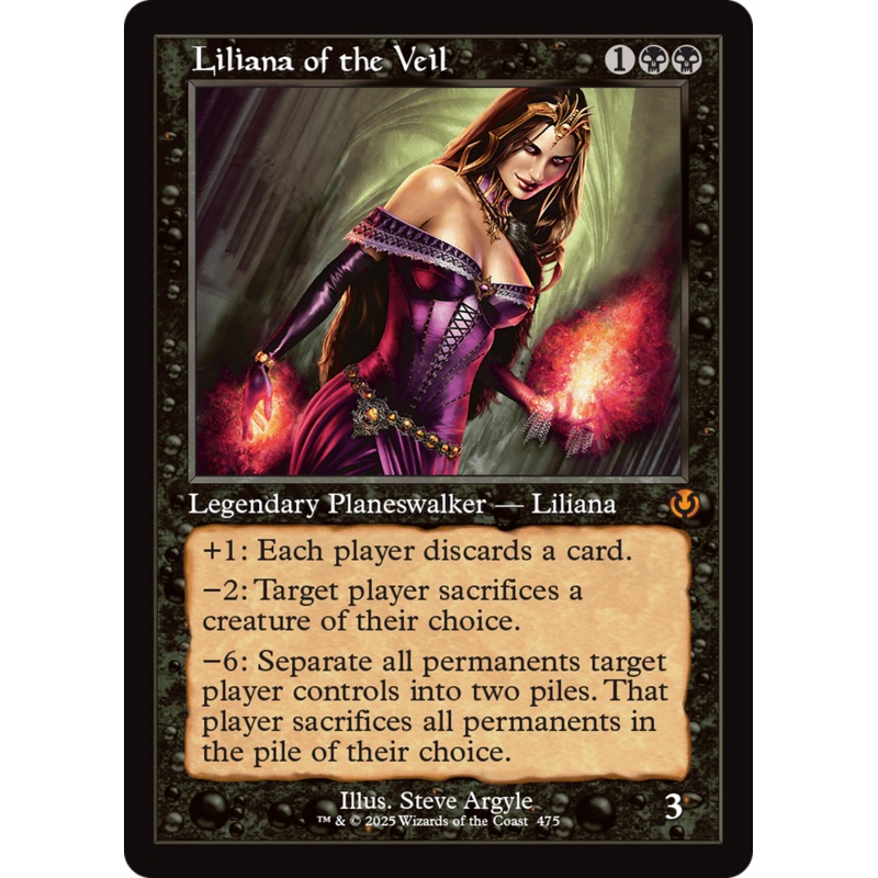 Liliana of the Veil (Retro Frame) [Innistrad Remastered]