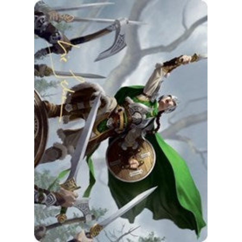 Maja, Bretagard Protector Art Card (Gold-Stamped Signature) [Kaldheim Art Series]
