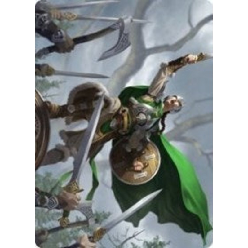 Maja, Bretagard Protector Art Card [Kaldheim Art Series]