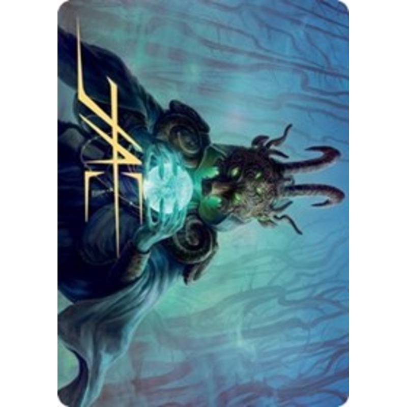 Masked Vandal Art Card (Gold-Stamped Signature) [Kaldheim Art Series]