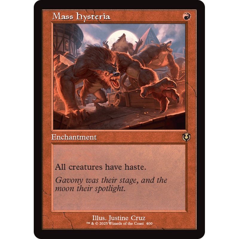 Mass Hysteria (Retro Frame) [Innistrad Remastered]