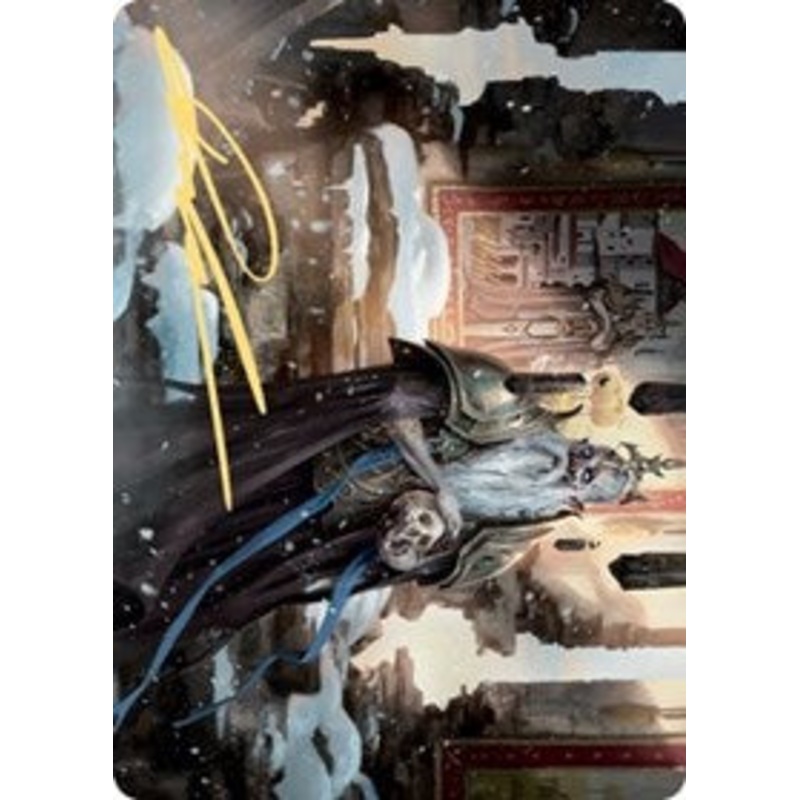 Narfi, Betrayer King Art Card (Gold-Stamped Signature) [Kaldheim Art Series]