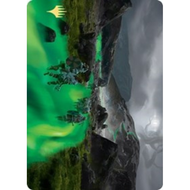 Path to the World Tree Art Card (Gold-Stamped Signature) [Kaldheim Art Series]