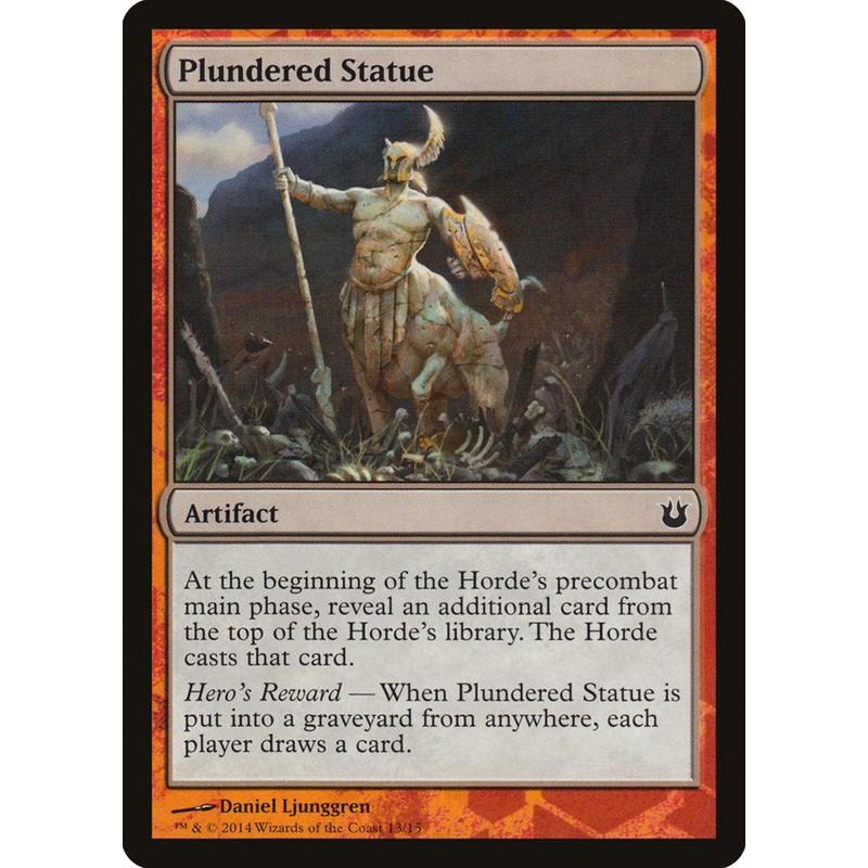 Plundered Statue [Born of the Gods Battle the Horde]
