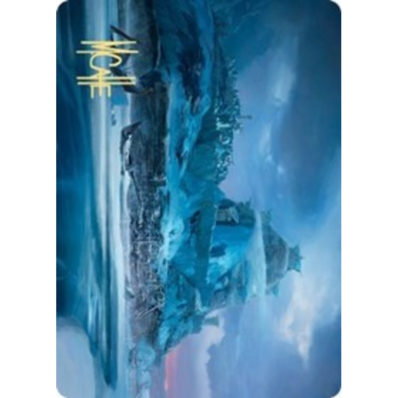 Port of Karfell Art Card (Gold-Stamped Signature) [Kaldheim Art Series]