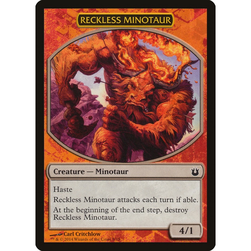 Reckless Minotaur [Born of the Gods Battle the Horde]