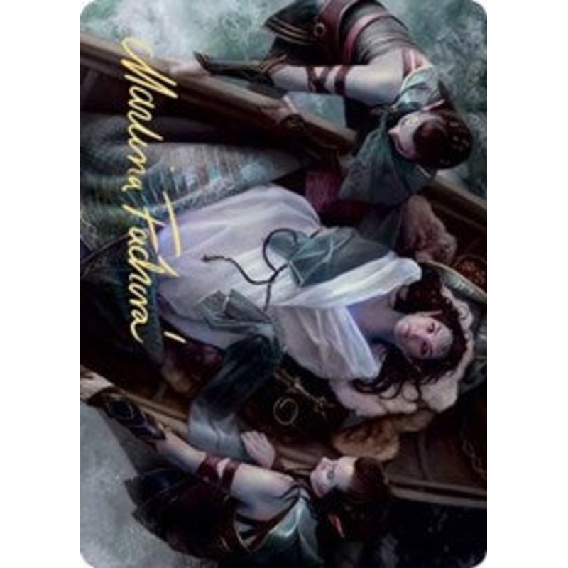 Return Upon the Tide Art Card (Gold-Stamped Signature) [Kaldheim Art Series]