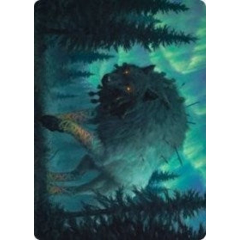 Sarulf, Realm Eater Art Card [Kaldheim Art Series]