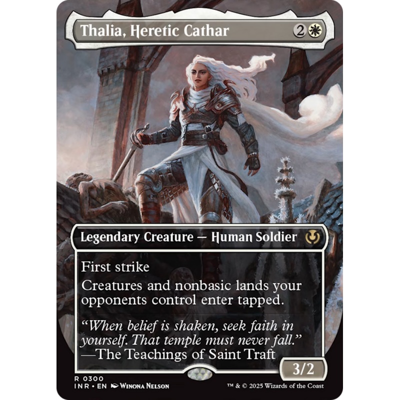Thalia, Heretic Cathar (borderless) [Innistrad Remastered]